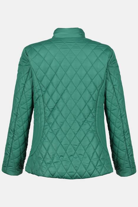 Steppjacke, Rhombenstepp, Stehkragen, leichte Qualität