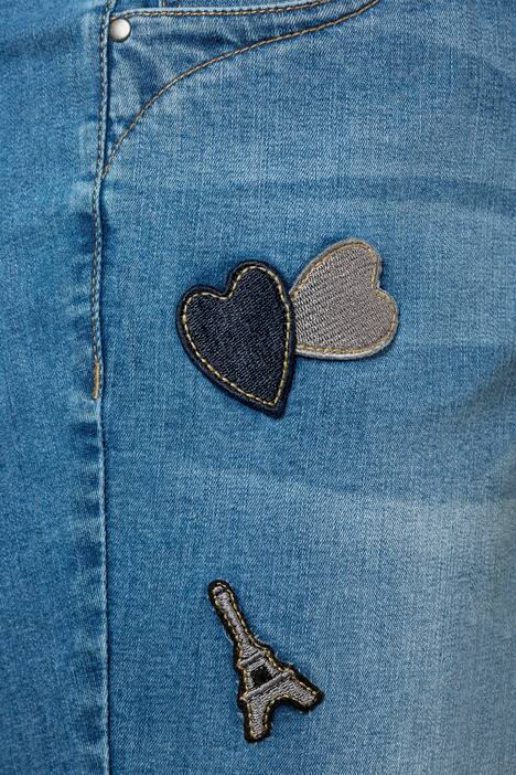 Eiffel Tower Patch Stretch Sammy Fit Jeans