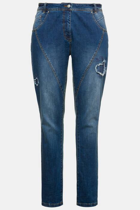 Curvy-Jeans, Ziernähte, 5-Pocket-Form, Gürtelschlaufen