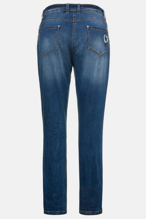Curvy-Jeans, Ziernähte, 5-Pocket-Form, Gürtelschlaufen