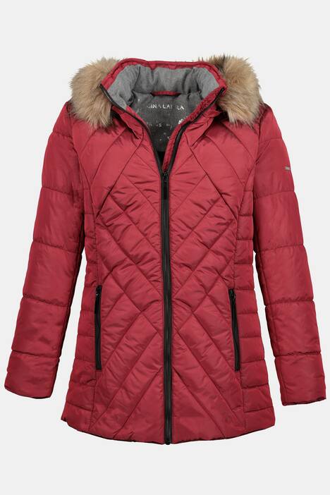 Steppjacke, Steppmix, Webfell abnehmbar, Langarm