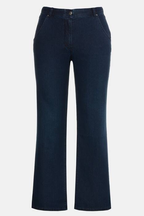 Marlenejeans Mary, weites, gerades Bein, Elastikbund