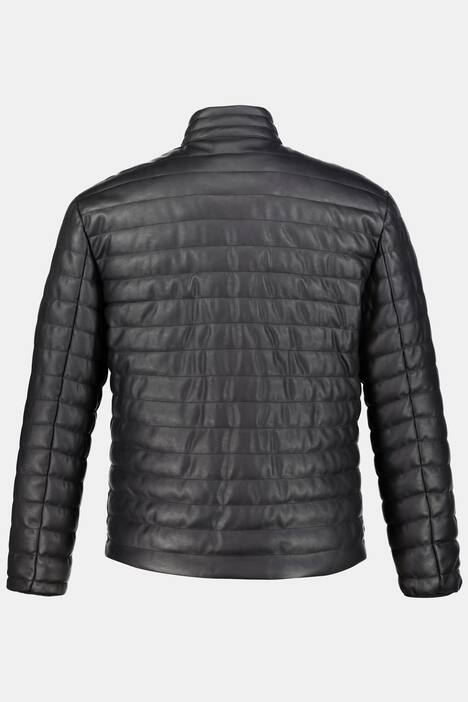 Steppjacke in Lederoptik