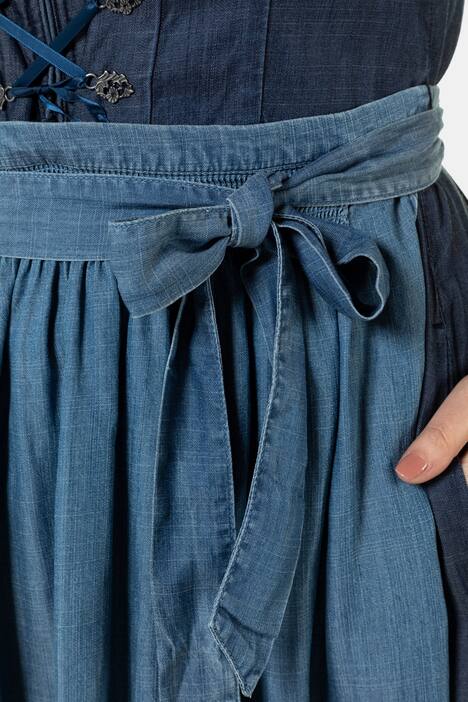 Tencel-Dirndl, Zierschnürung, inkl. Schürze, weiche Qualität