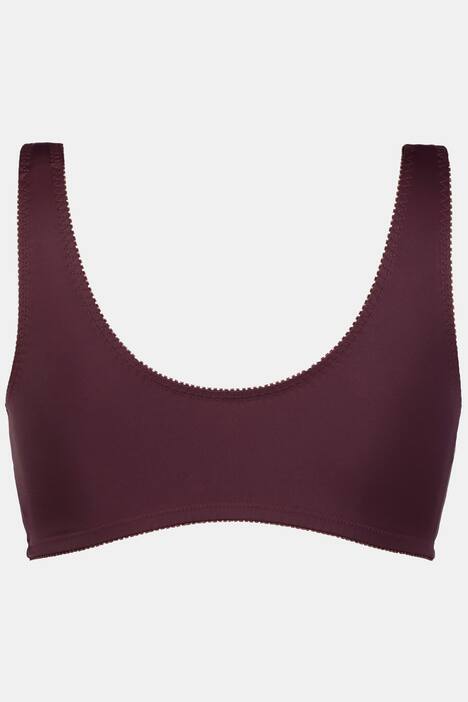 Bustier, 2er-Pack, Sternenmuster/uni, C/D-Cup