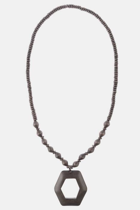 Kette, Ringe, Dekore, Holzoptik, lange Form