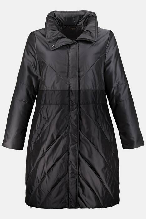 Steppmantel, Kapuzenkragen, 2-Wege-Zipper, selection