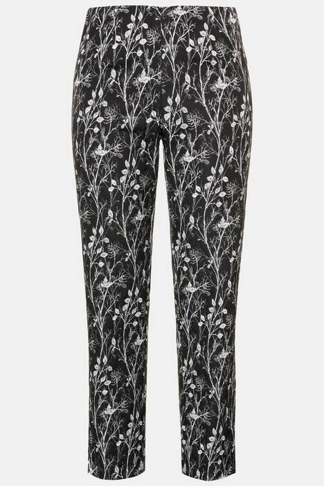 Hose Sophie, Jacquard-Muster, schmale Form, selection