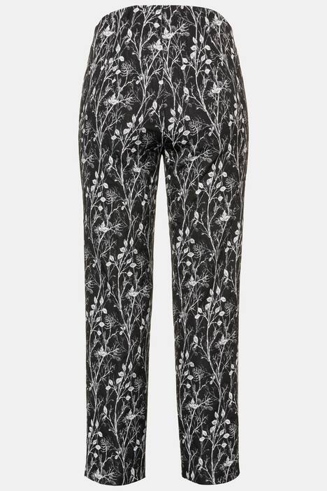Hose Sophie, Jacquard-Muster, schmale Form, selection