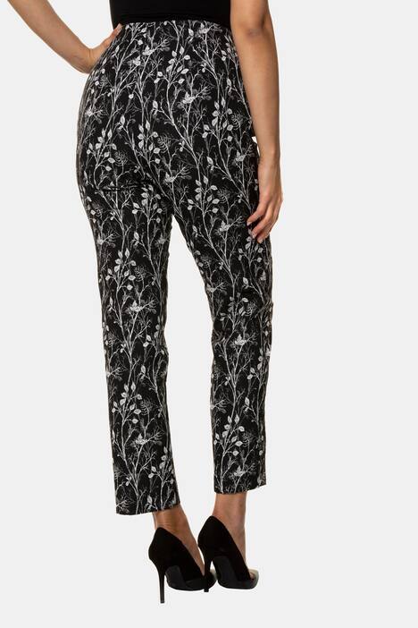 Hose Sophie, Jacquard-Muster, schmale Form, selection