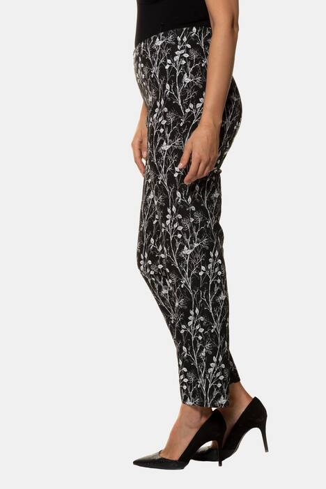 Hose Sophie, Jacquard-Muster, schmale Form, selection