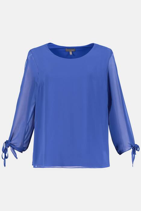 Blusenshirt, Chiffon-Oberlage, Classic, selection
