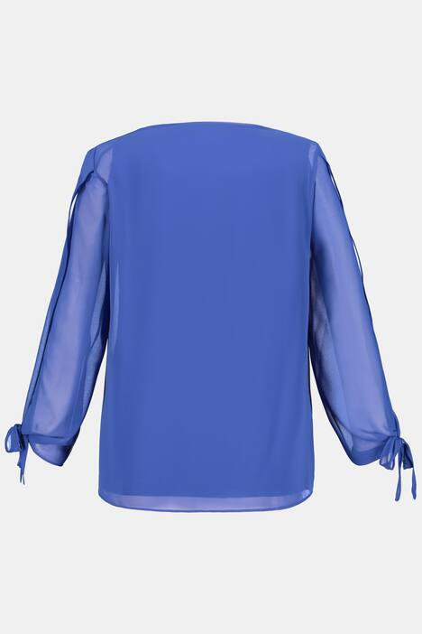 Blusenshirt, Chiffon-Oberlage, Classic, selection