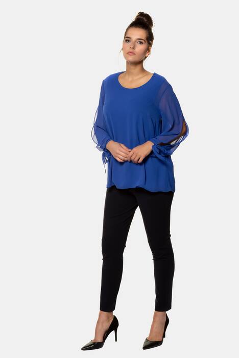 Blusenshirt, Chiffon-Oberlage, Classic, selection