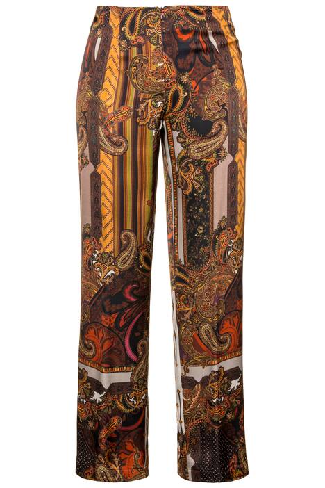 Paisley Stripe Print Marlene Fit Wide Leg Pants