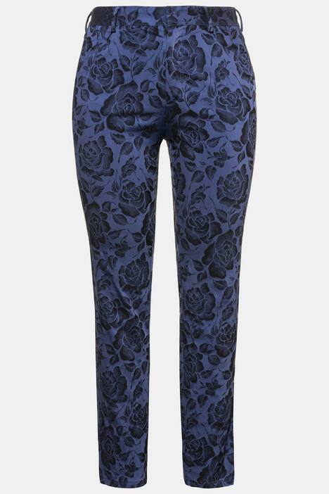 Hose Sophie, Rosen-Design, schmales Bein, selection