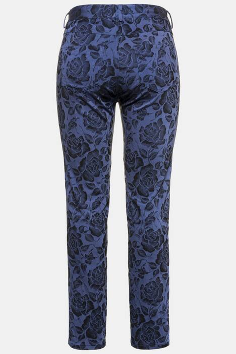 Hose Sophie, Rosen-Design, schmales Bein, selection