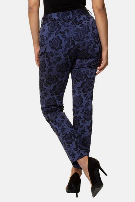 Hose Sophie, Rosen-Design, schmales Bein, selection