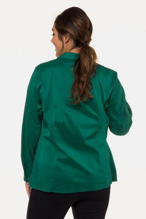 Bluse, Doppelkragen, Langarm, selection