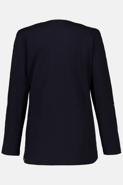Jerseyjacke, Perlmuttknöpfe, Biobaumwolle