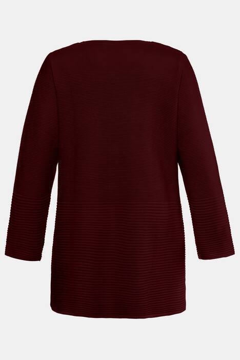 Progressive Rib Knit V-Neck Cardigan Sweater