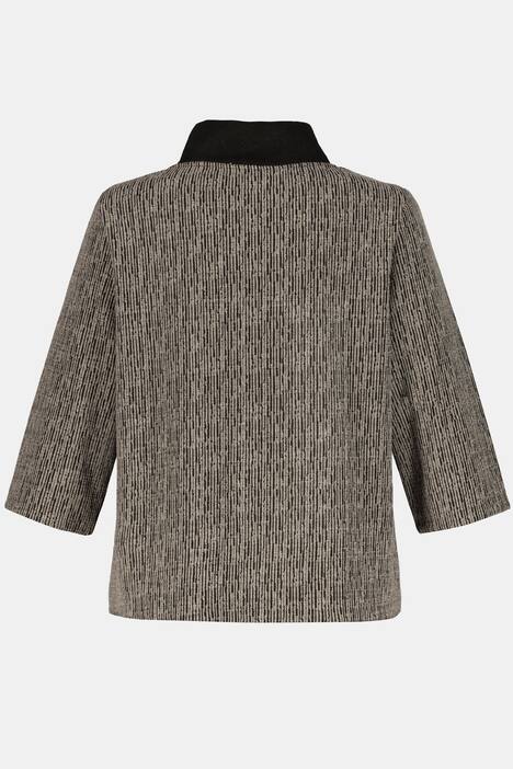 Sweatshirt, Oversized, Turtleneck, 3/4-Arm