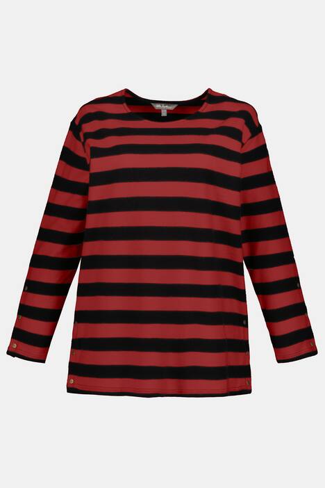 Sweatshirt, drukknopen opzij