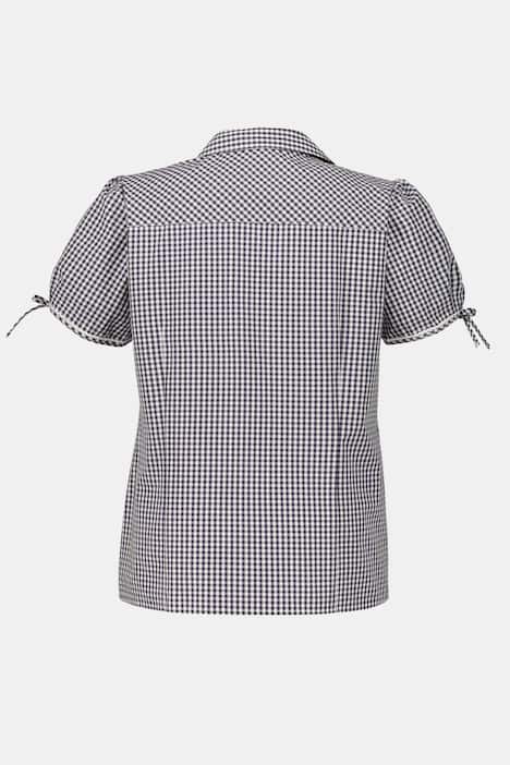 Dirndl Embroidered Button Front Shirt