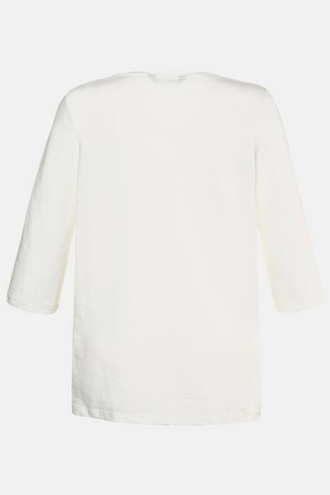 Shirt, Brezel- & Herzmotiv, Classic, Flammjersey, 3/4-Arm