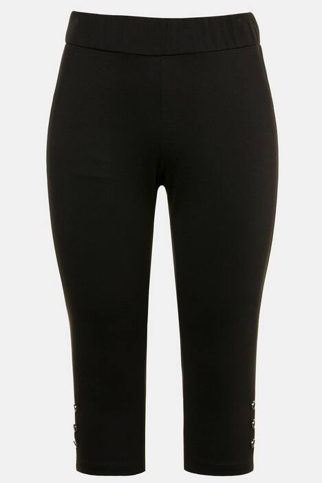 Trachten-Jeggings, Hirschknöpfe, Gummibund