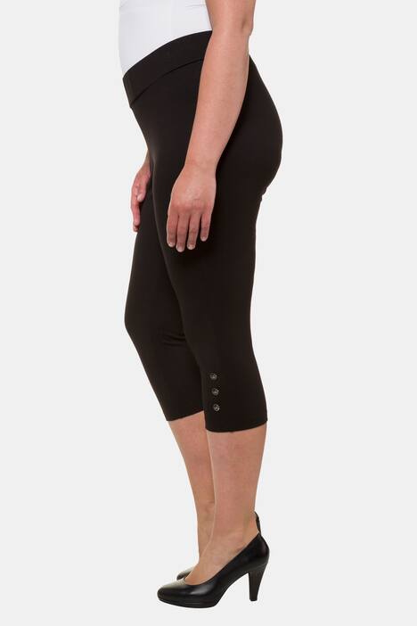 Trachten-Jeggings, Hirschknöpfe, Gummibund