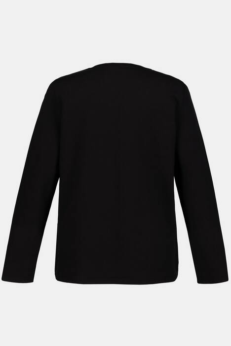 Sweatshirt, Pailletten-Stickerei, Regular, Langarm
