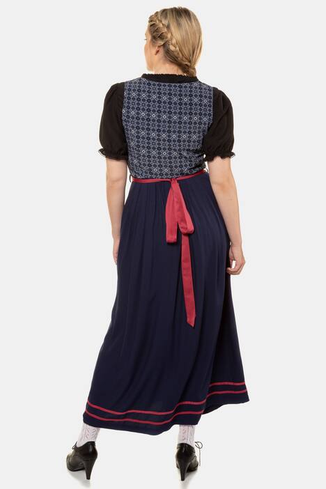 Fest-Dirndl, Schnürung, Baumwollfutter, inkl. Schürze