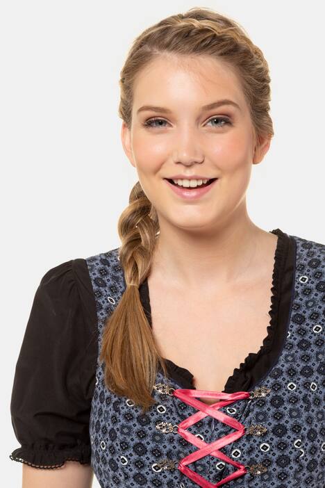 Fest-Dirndl, Schnürung, Baumwollfutter, inkl. Schürze