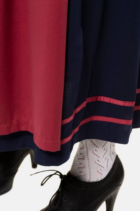 Fest-Dirndl, Schnürung, Baumwollfutter, inkl. Schürze