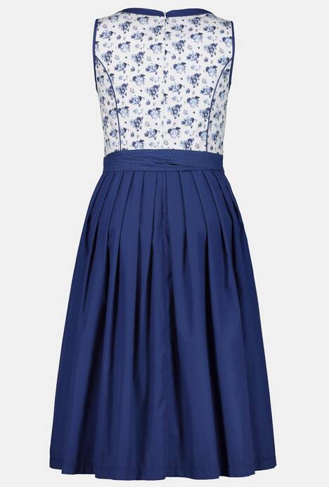 Dirndl, geblümte Büste, Schnürung, inkl. Schürze