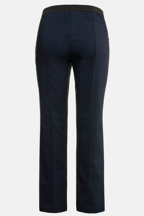 Hose Sophie, gesteppte Biesen, schmale Form, glatte Qualität