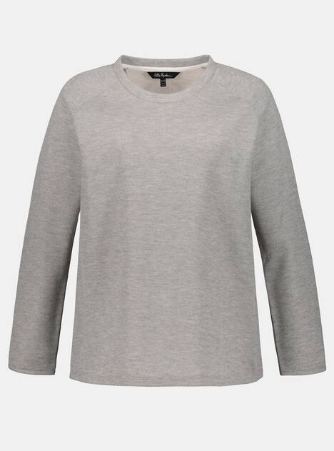 Sweatshirt, Metallic-Effekt, Regular, Raglanärmel