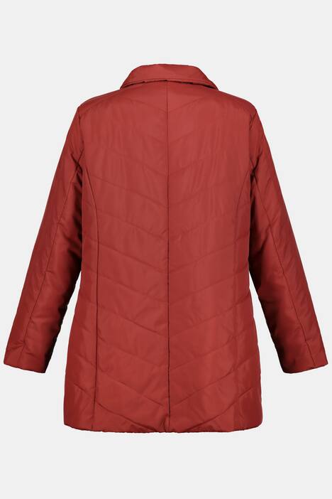 Stand-Up Collar Diagonal Quilted Fully Lined Jacket