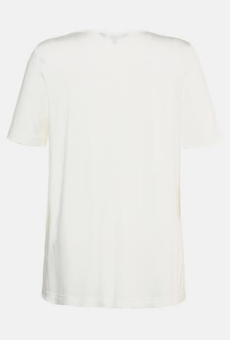 T-Shirt, Metallic-Herzapplikation, Classic, Rundhals