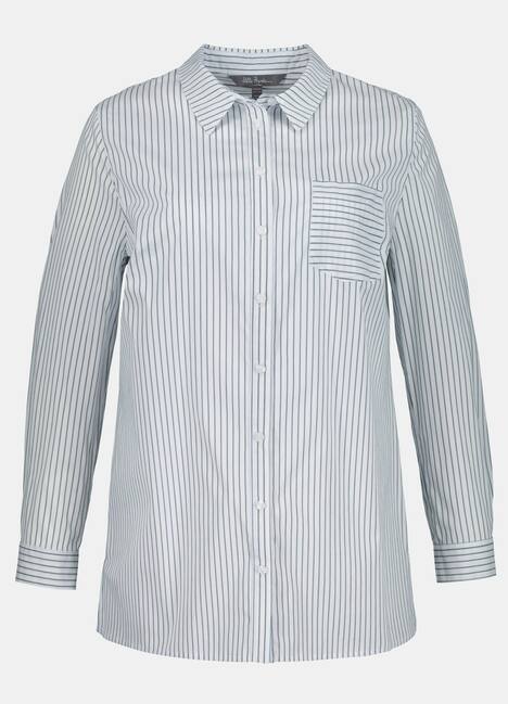 Blouse, classic, overhemdkraag