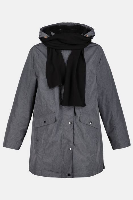 Allwetterjacke, Fleecefutter, gratis Fleeceschal
