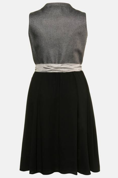 Dirndl, Blütenranken-Stickerei, Stehkragen
