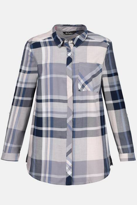 Longbluse, Karomuster, Regular