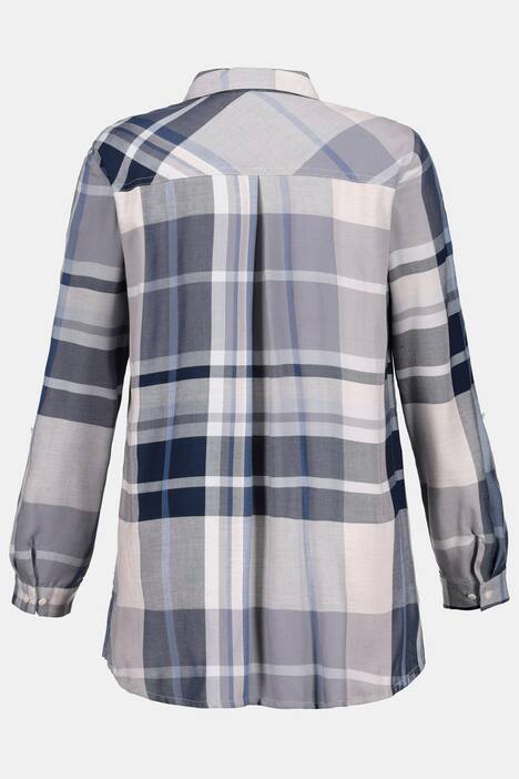 Longbluse, Karomuster, Regular