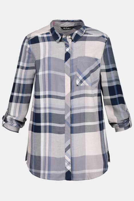 Longbluse, Karomuster, Regular
