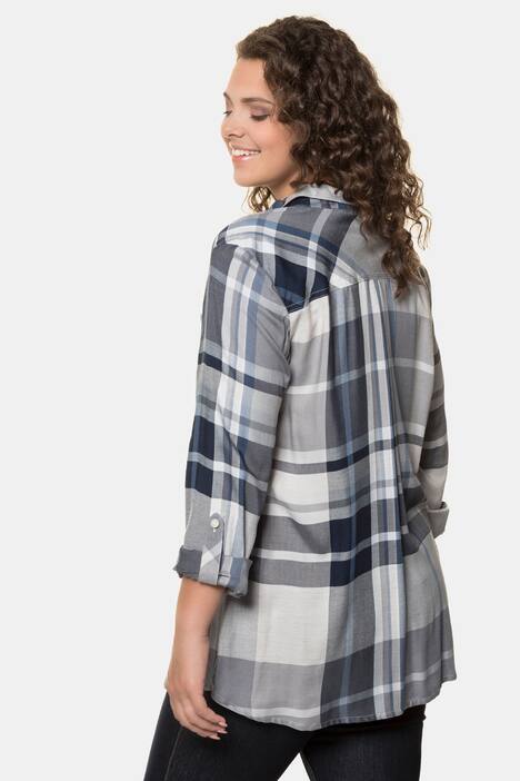 Longbluse, Karomuster, Regular