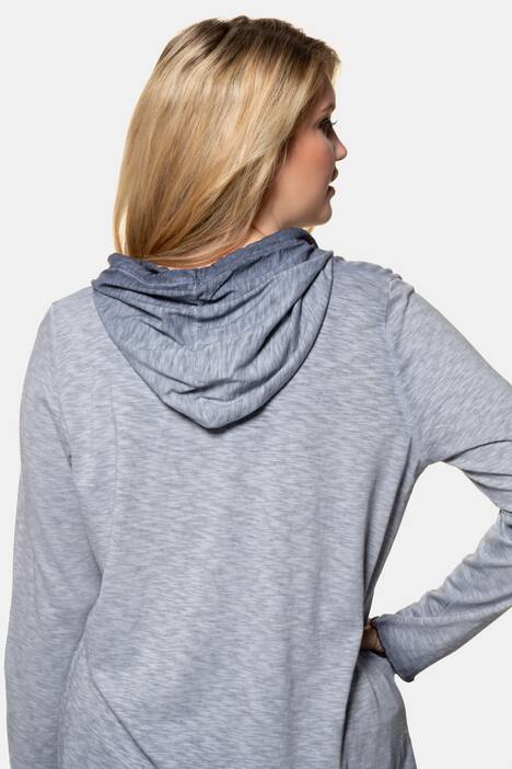 Kapuzenshirt, Pailletten, Classic, oil dyed