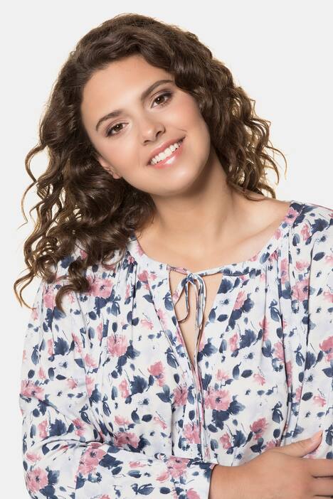 Blouse, A-lijn, lange mouwen, manchetten