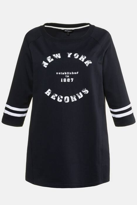 Vintage Look New York Records Round Neck Tee